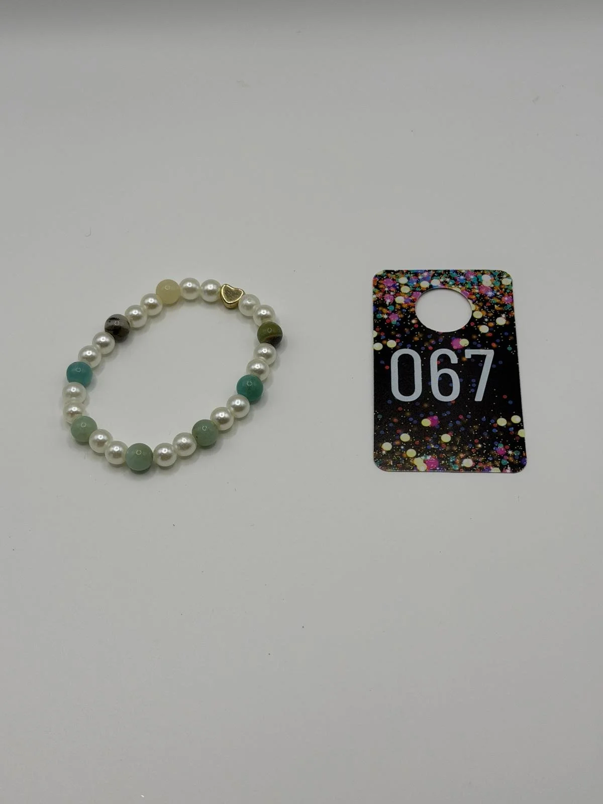 Pearl & Sage Beaded Bracelet