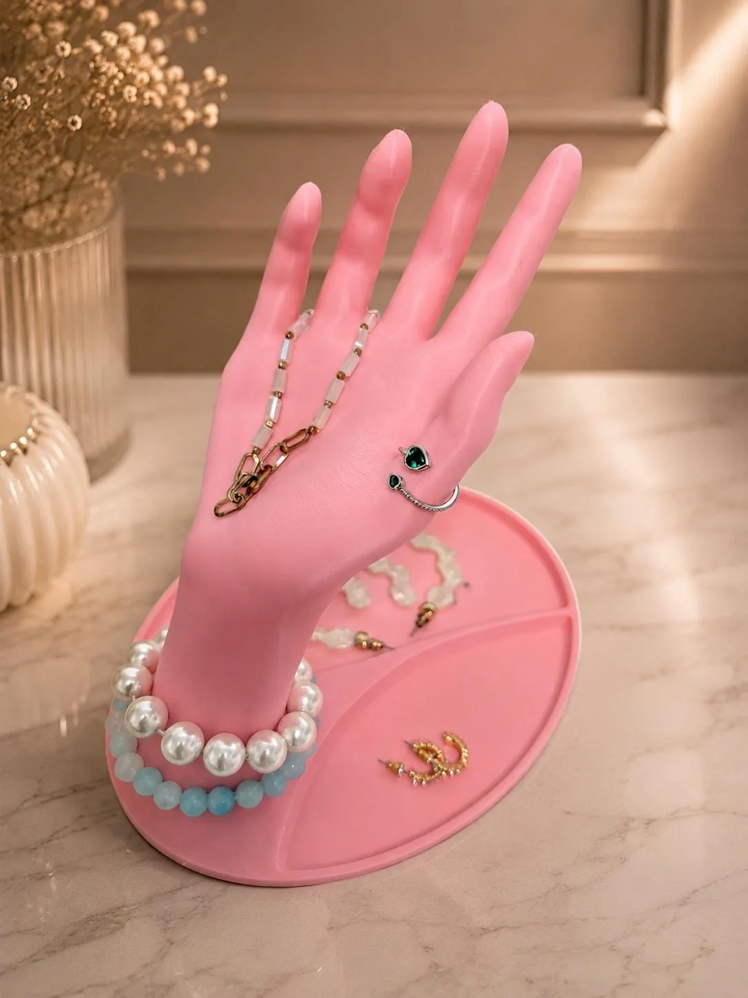 3D Printed Hand Jewelry Holder with Tray