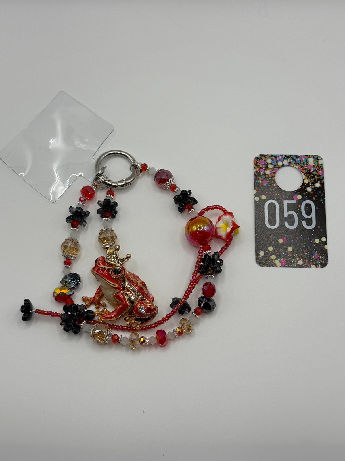 Royal Frog Prince Phone Charm