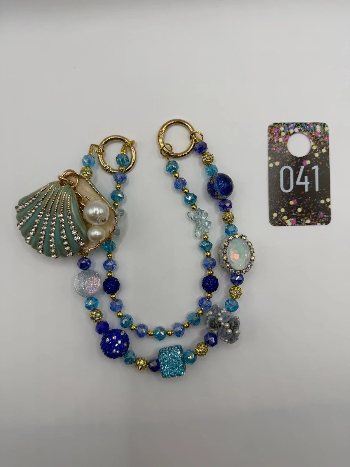 Pearls of the Sea Bag Charm