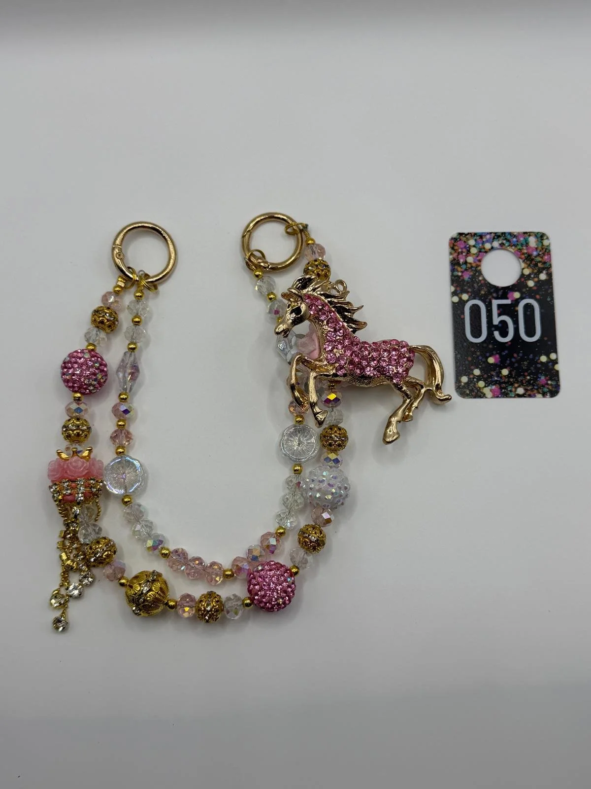Pretty in Pink Pony Bag Charm