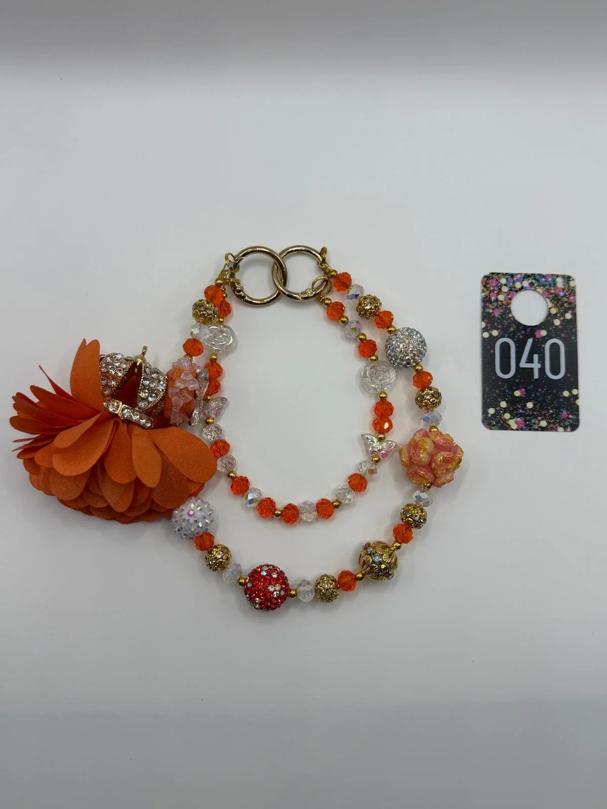 Orange You Fabulous Bag Charm