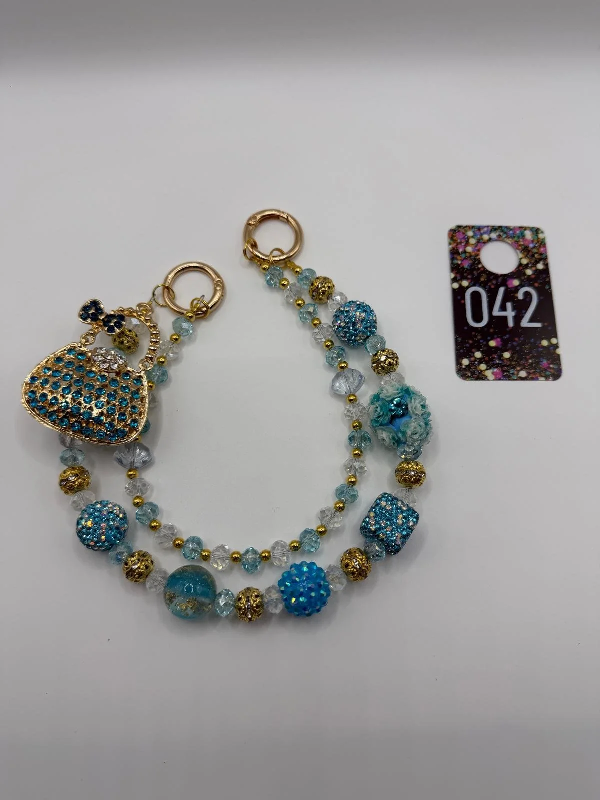 Blue Looks Good on Me Bag Charm