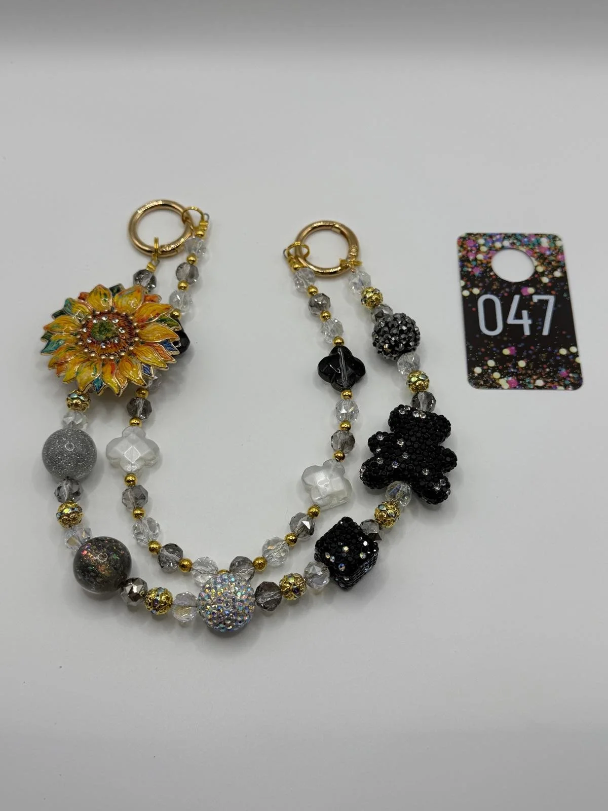 Sunshine With a Dark Side Bag Charm