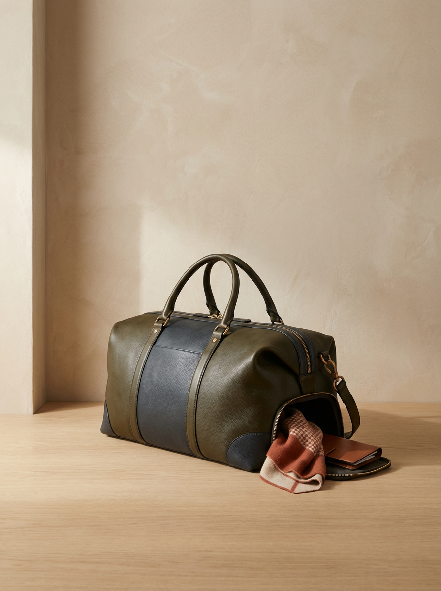 Leather Weekender Bag