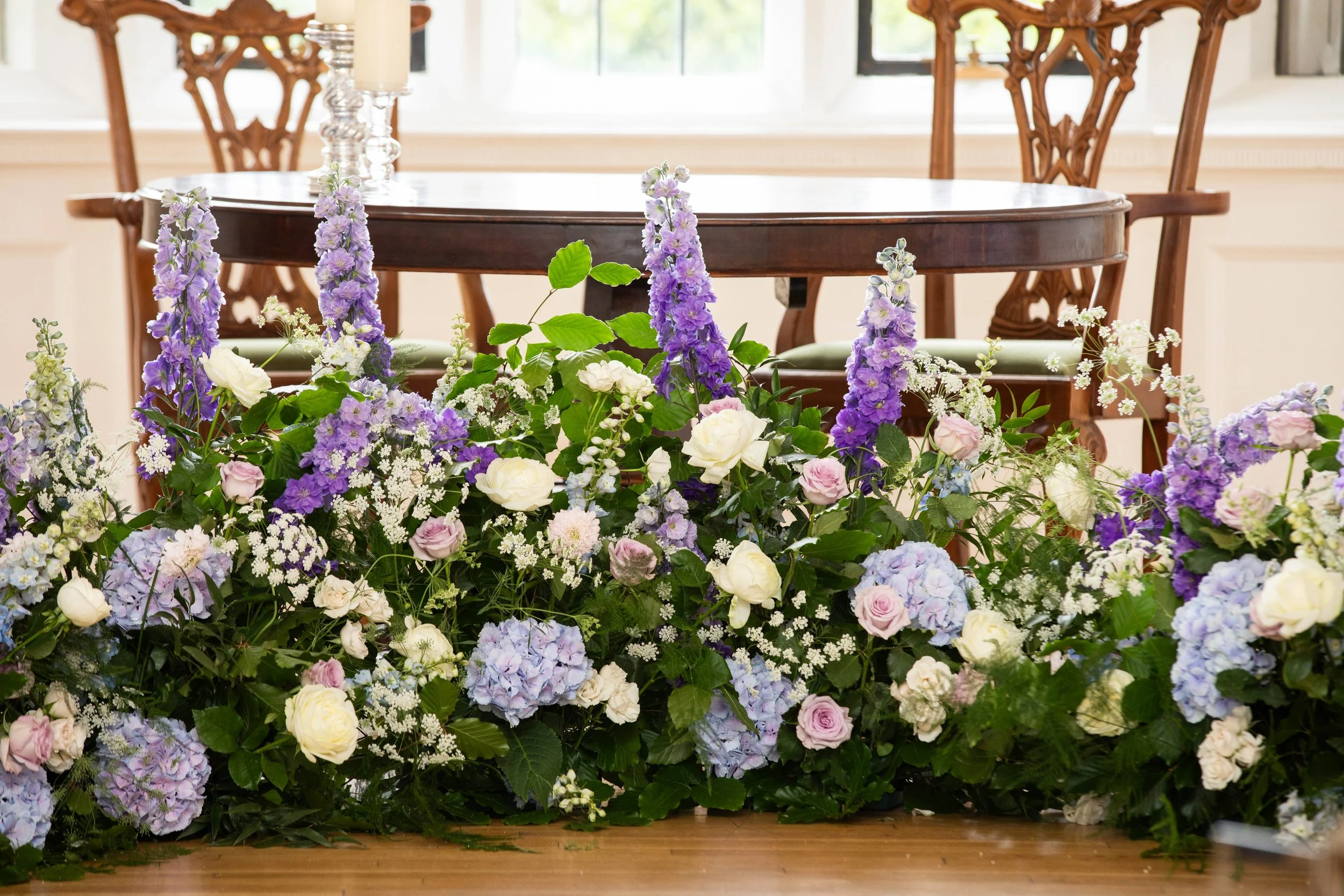 Meadow florals at Goldsborough Hall. 