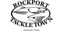 Logo of Rockport Tackle, Towa, TX, featuring a fish and fishing hook.