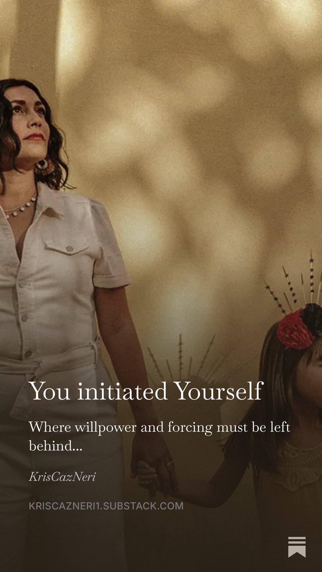 You Initiated Yourself
