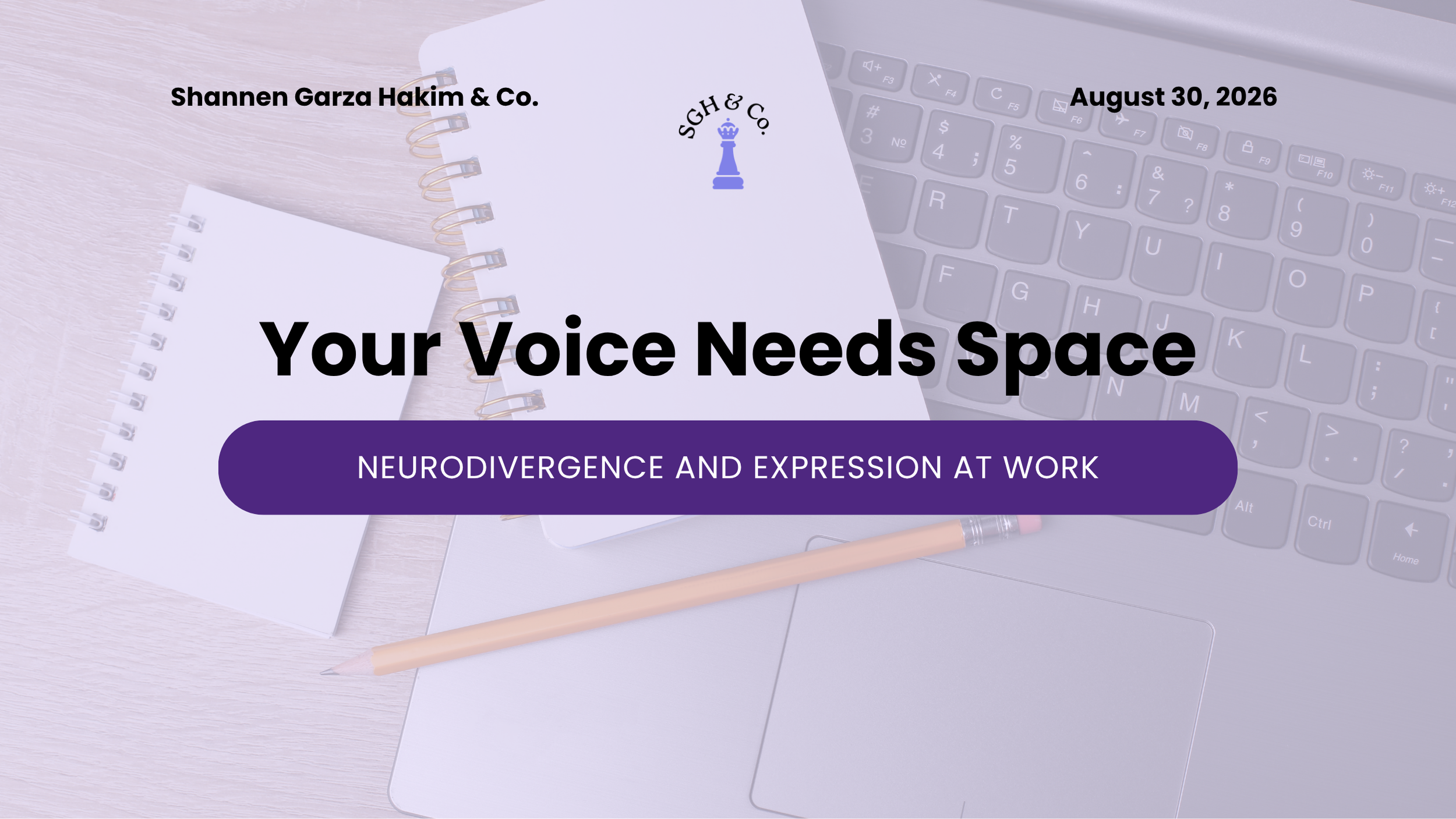 Your Voice Needs Space: Neurodivergence and Expression at Work