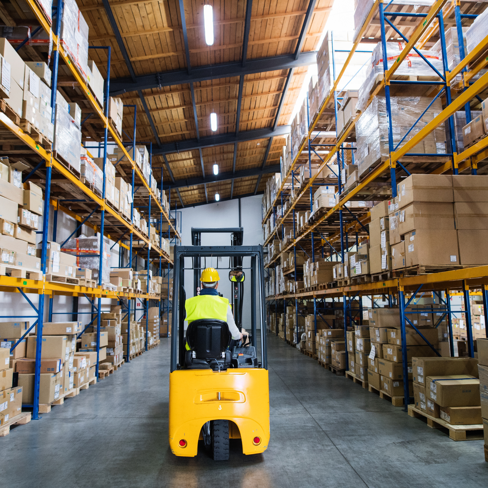 Industrial warehouse cleaned and maintained for safe and efficient operations.