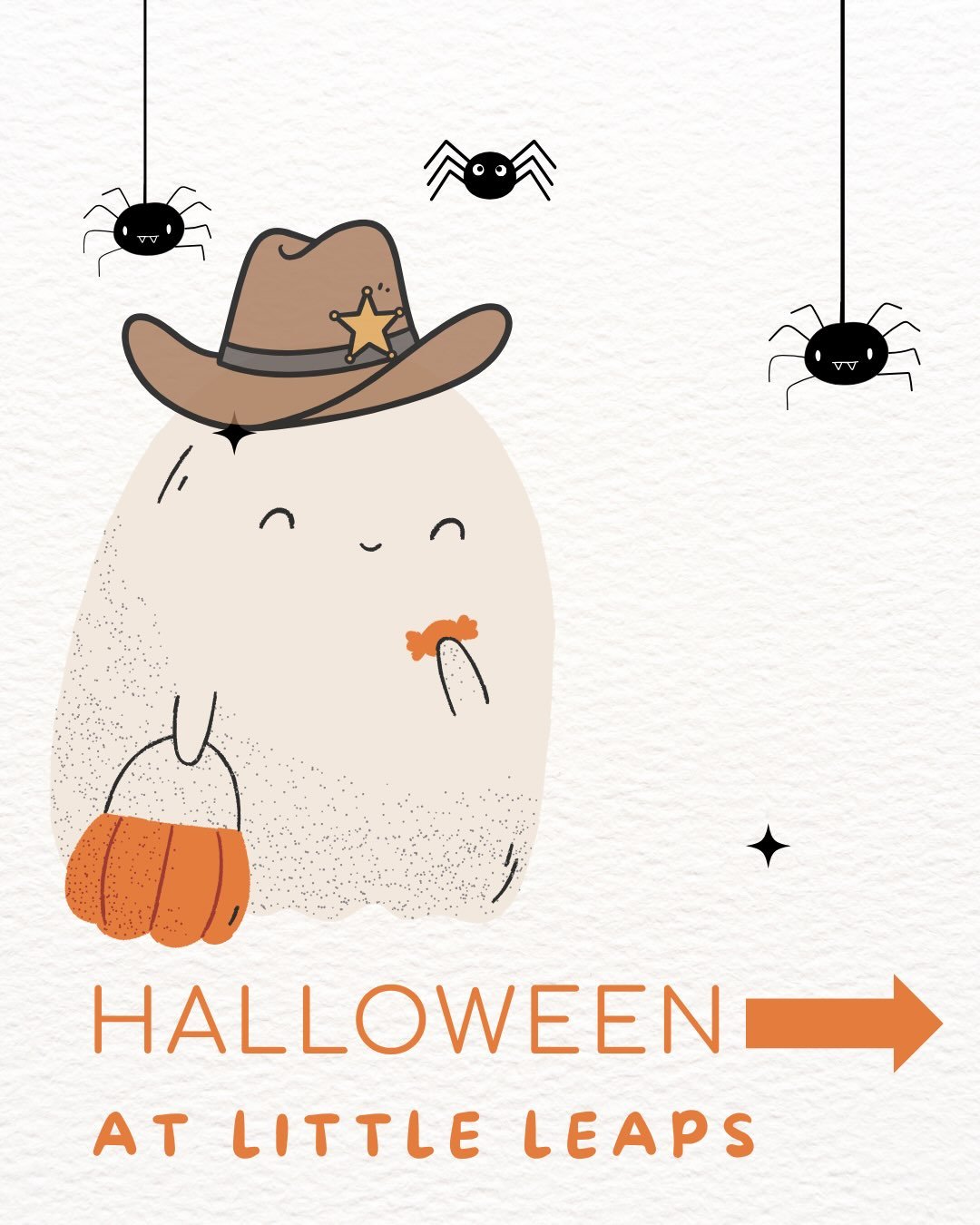 Halloween Fun at Little Leaps! 

Get ready for a spooktacular time! 🕸️Check out our Halloween special events at Little Leaps with spooky fun for every age! 

Spots fill up fast, book today! 

#littleleapsplaycafe #cedarparkmoms #leandermoms #hallowe