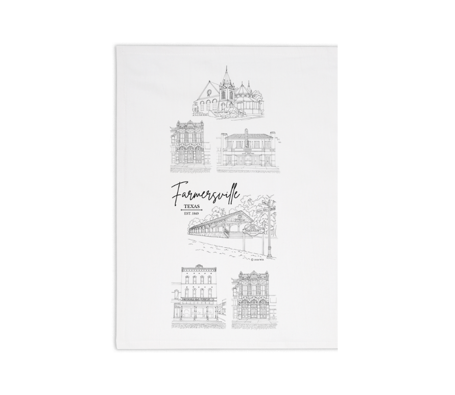 Cotton Kitchen Towel 19x28 - Farmersville