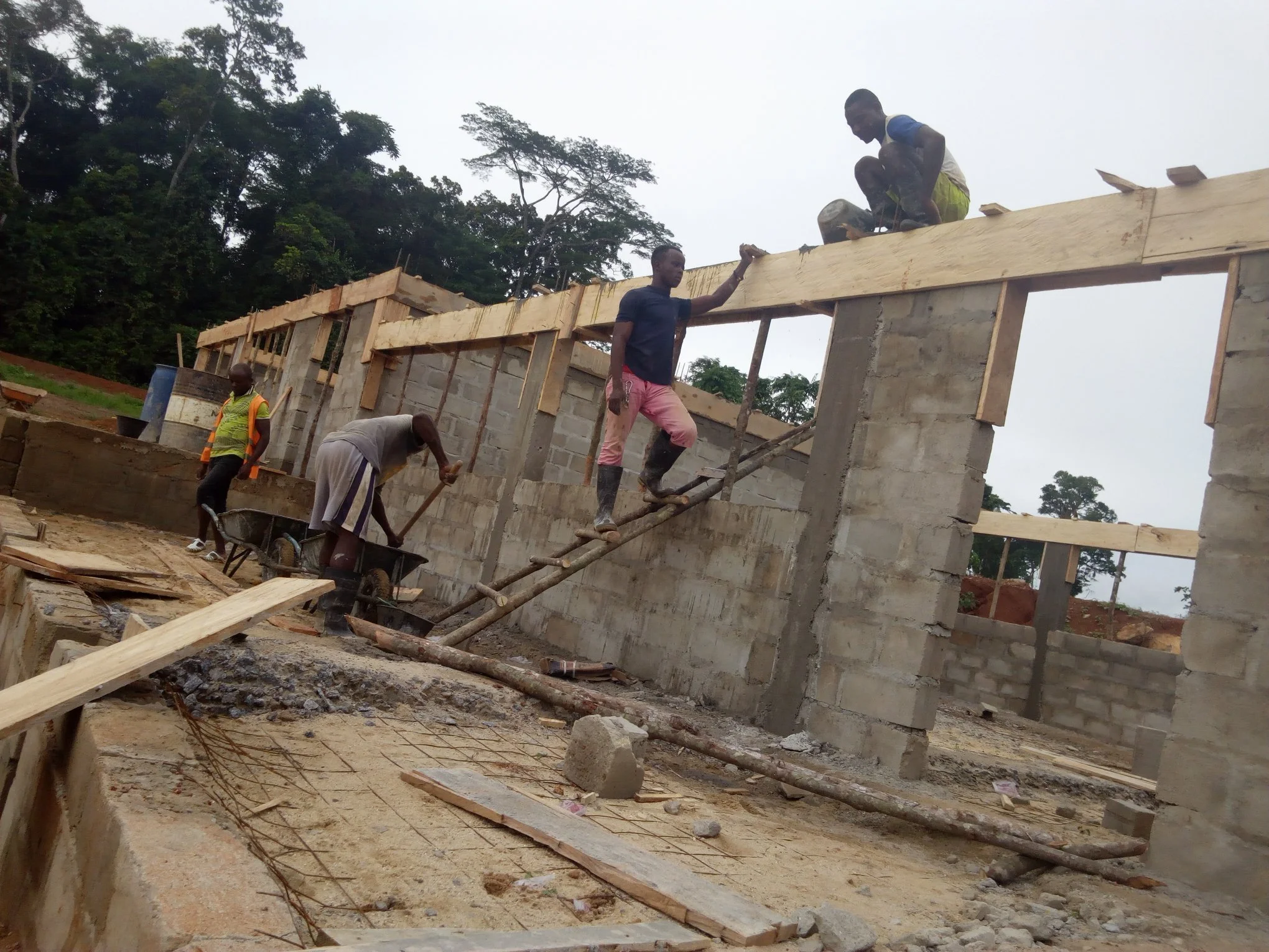 Empowering Futures: Progress in the Construction of the Sarbo Development Center in Liberia
