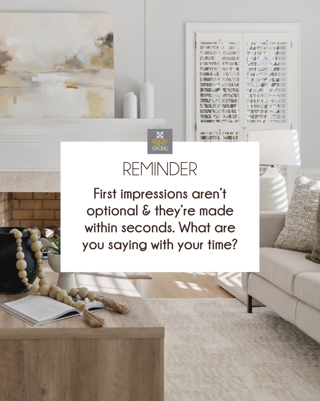 3 seconds. That&rsquo;s all the time you get to convince buyers your listing is worth a second look. 👀

You can&rsquo;t afford to waste that moment. Staging transforms a quick scroll into a booked showing.

✨ Stop the scroll. Start the offers. ✨

Ch