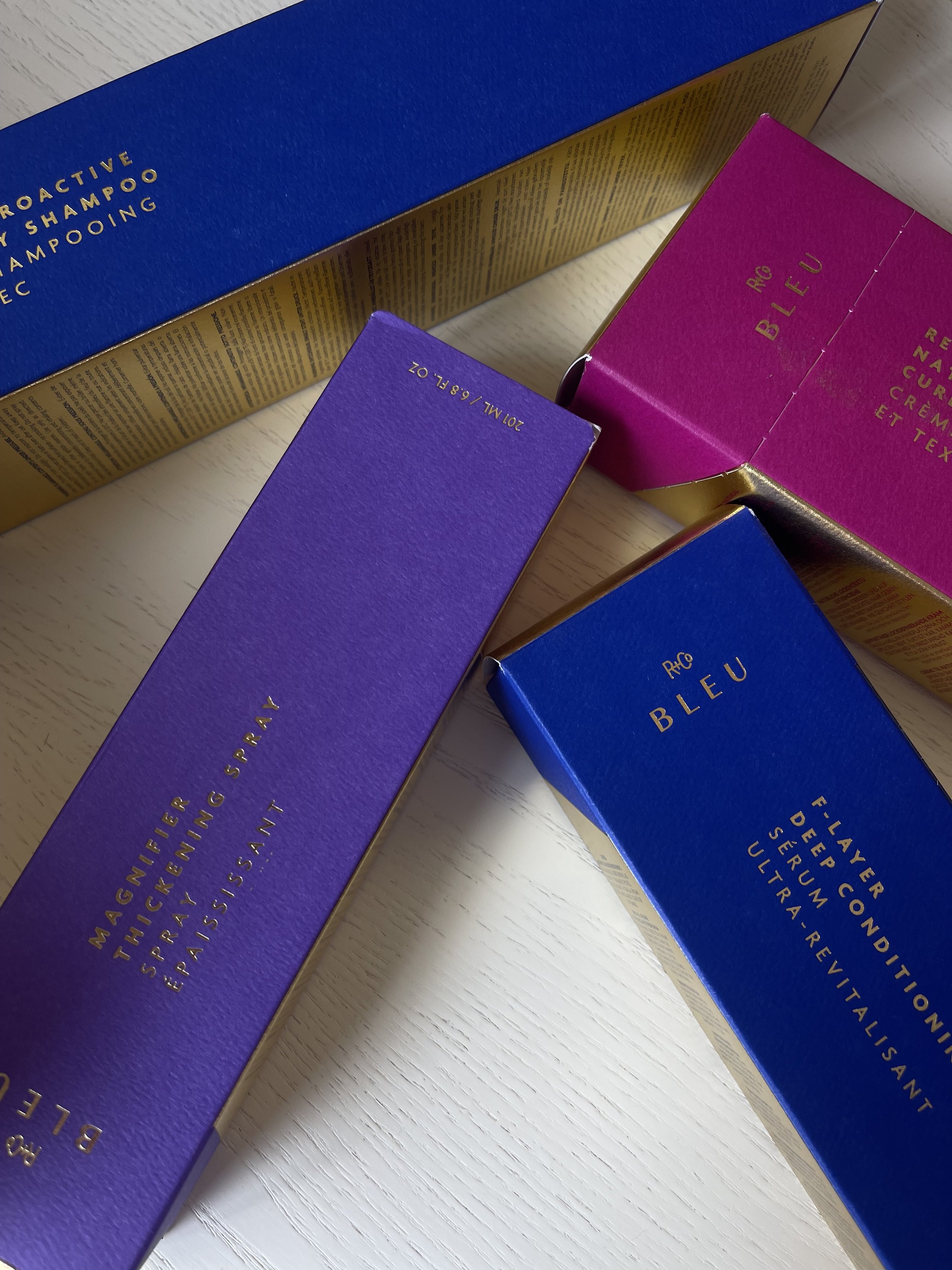 R+Co Bleu professional hair care products used at VIP Hair Co. in Bentonville, Arkansas