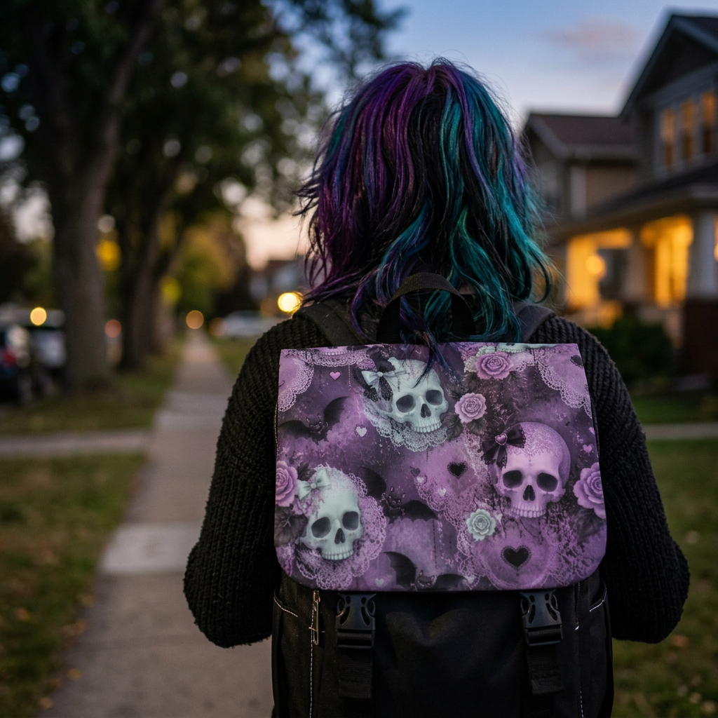 Death Becomes Us | Unisex Casual Shoulder Backpack