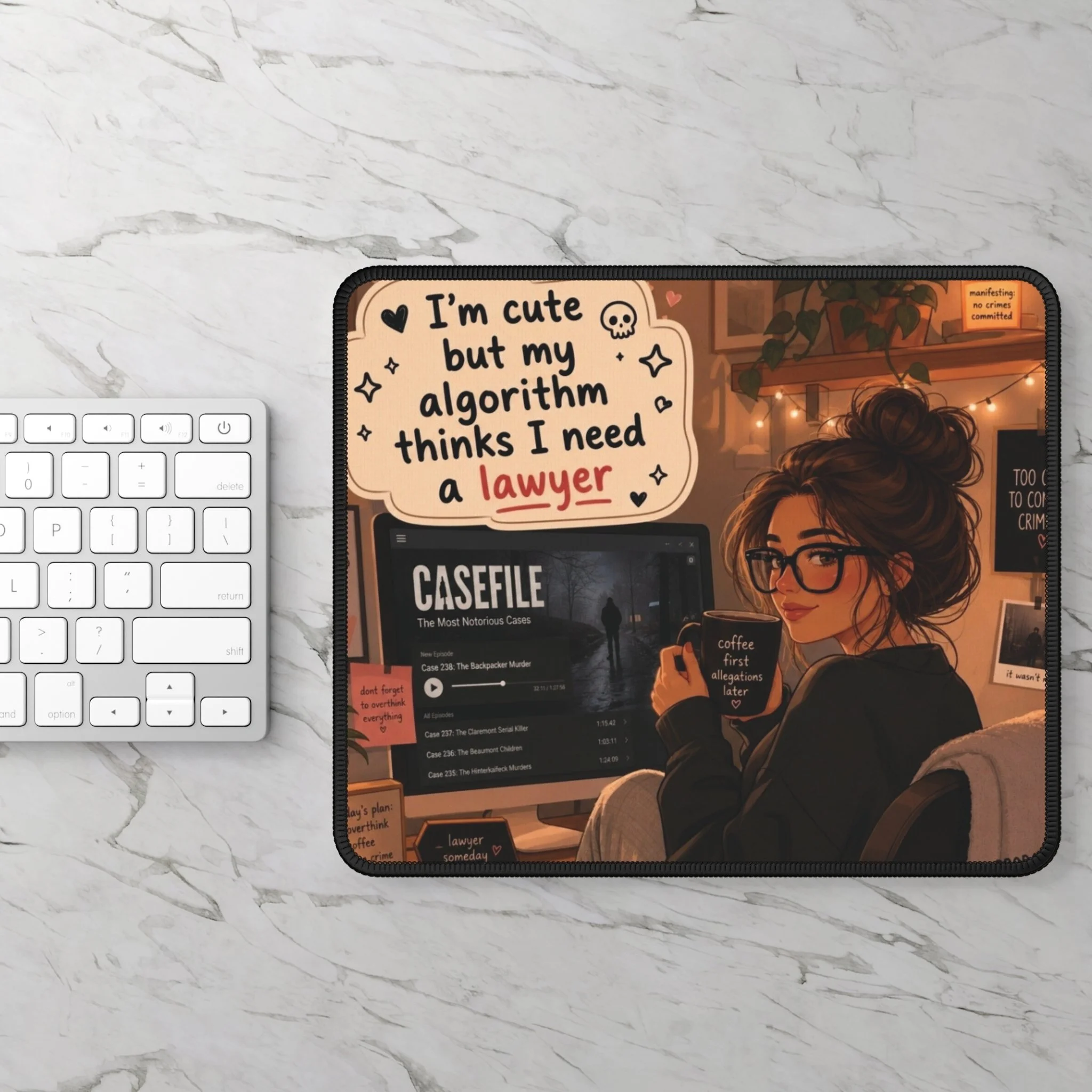 Crimey Gal Gaming Mousepad