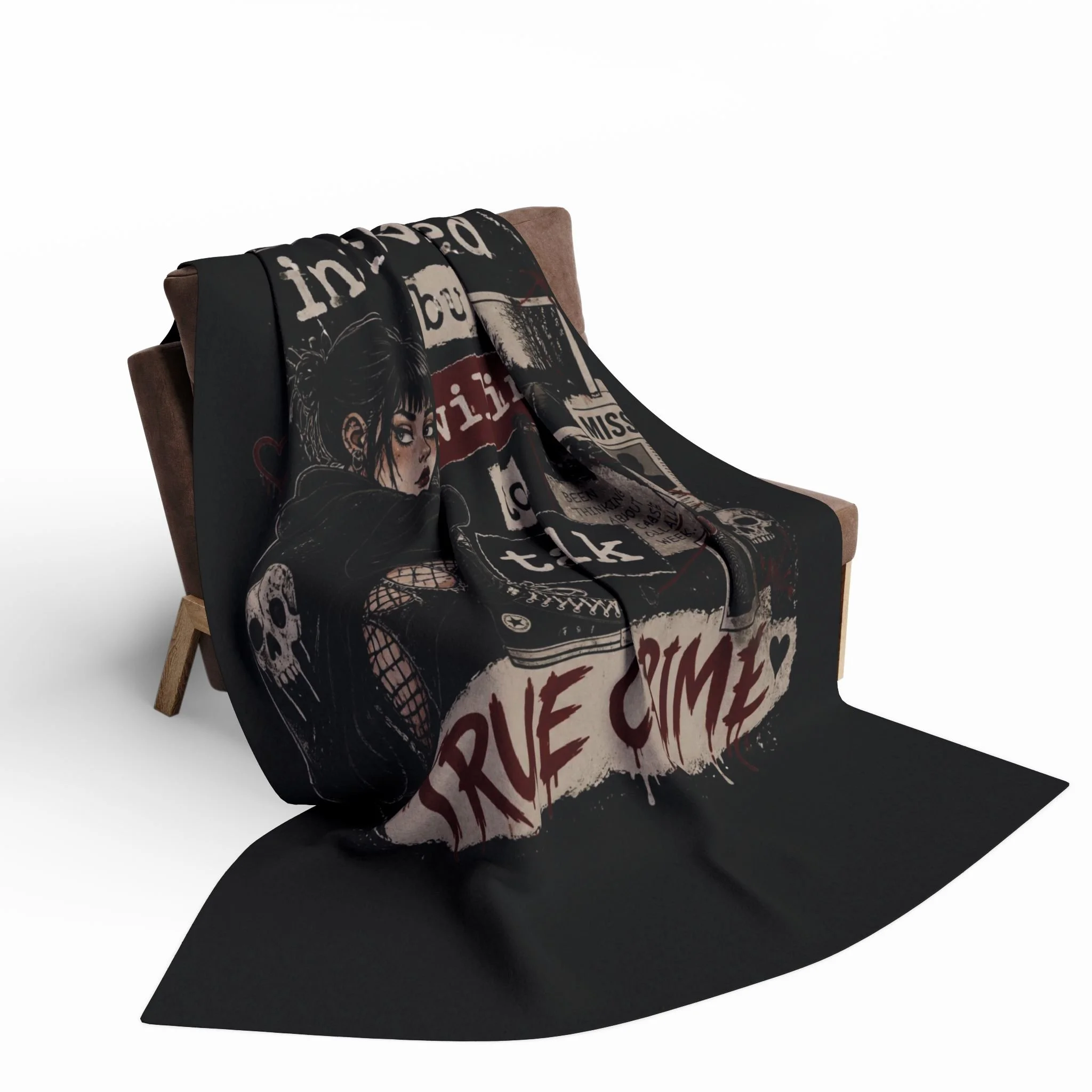 Introverted  True Crimey | Fleece Blanket