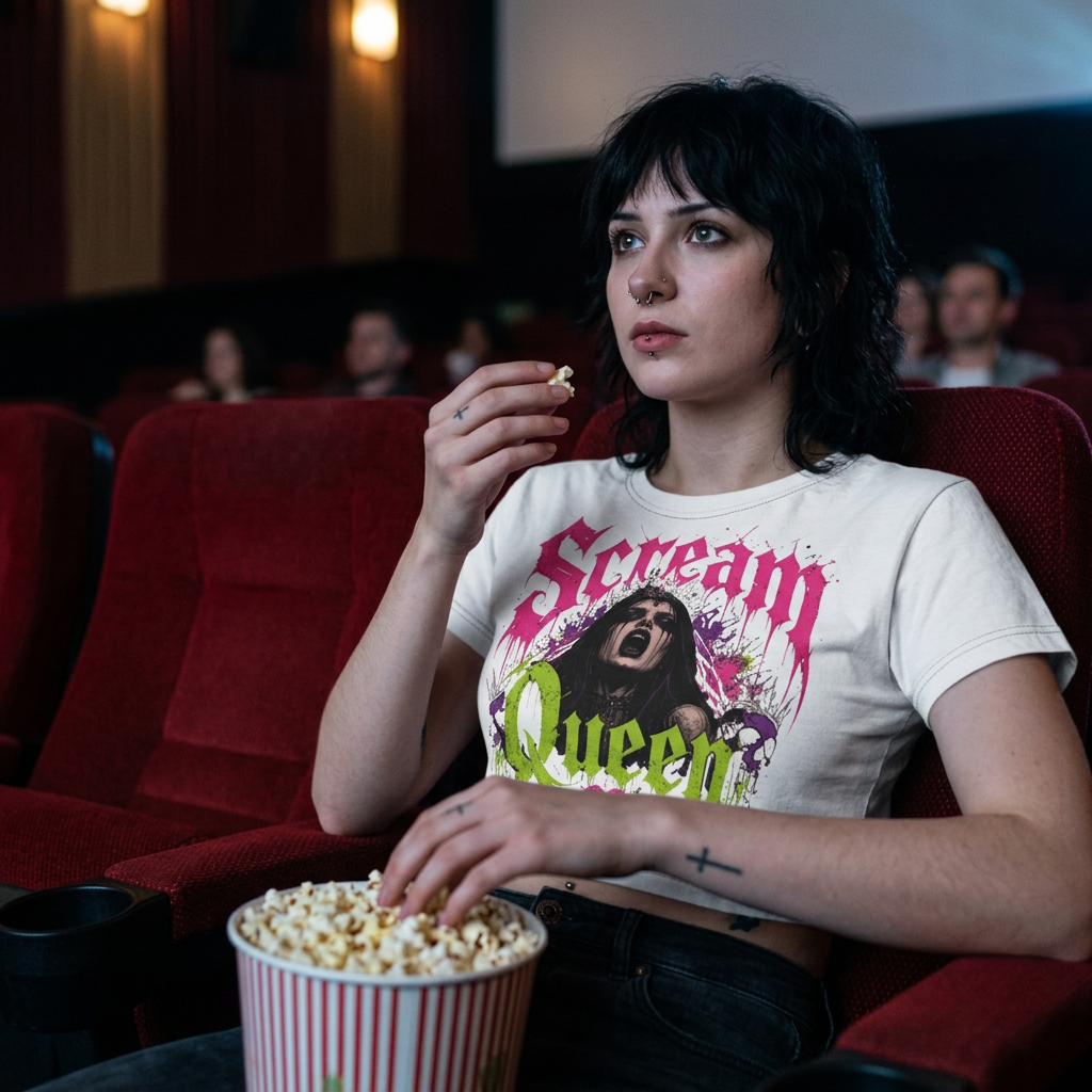 Scream Queen Crop Tee | Colorful
