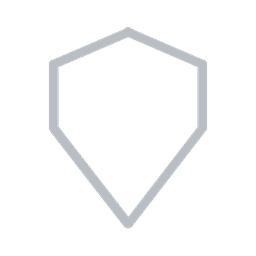 Ein stilisiertes Logo in Form einer unvollständigen sechseckigen Umrisslinie, die an eine Drohne oder einen Fluggerät erinnern könnte.