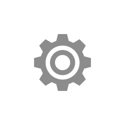Zahnräder und ein Werkzeugsymbol, das auf technische Einstellungen oder Konfiguration hinweist.