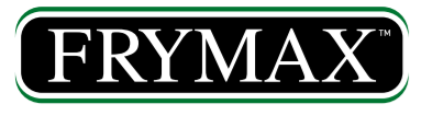 Frymax logo with black background and green accents