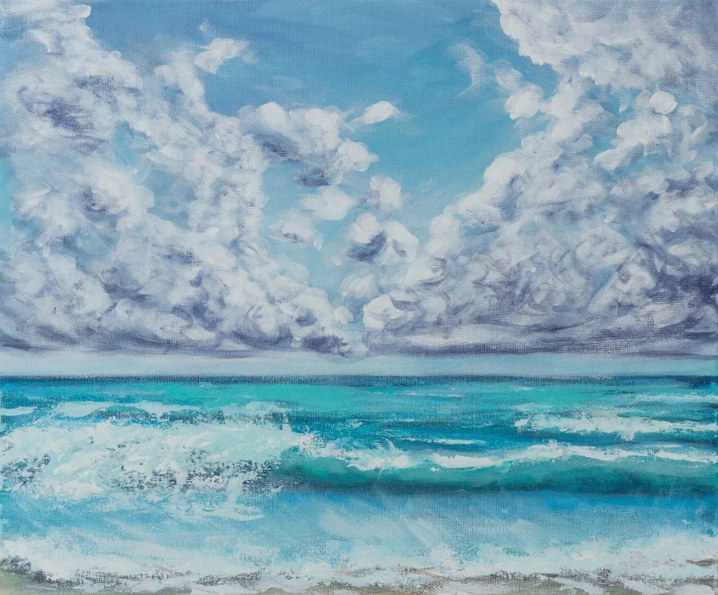 "Breathe"  
Acrylic on canvas