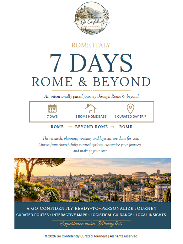 Rome 7-Day Ready-to-Personalize Journey