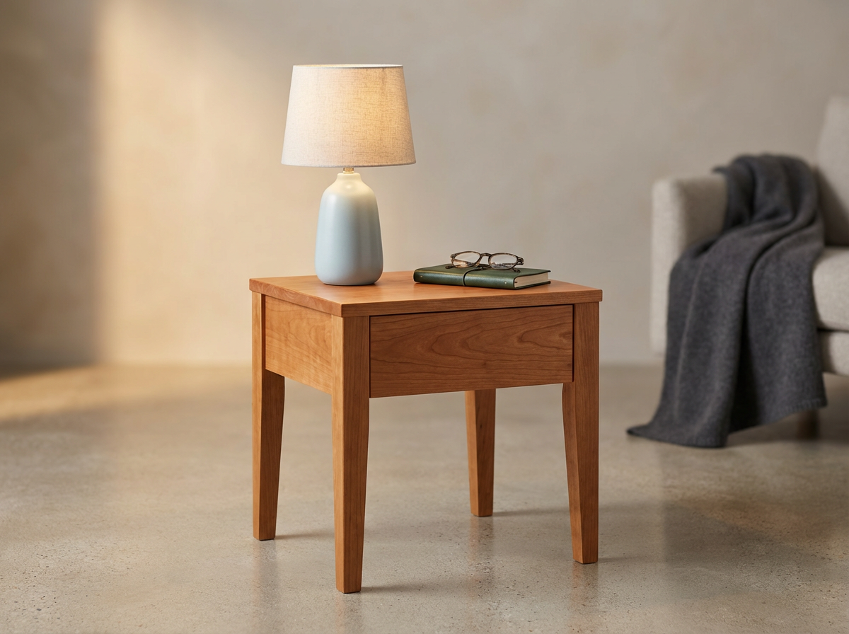 Cherry Bedside Table