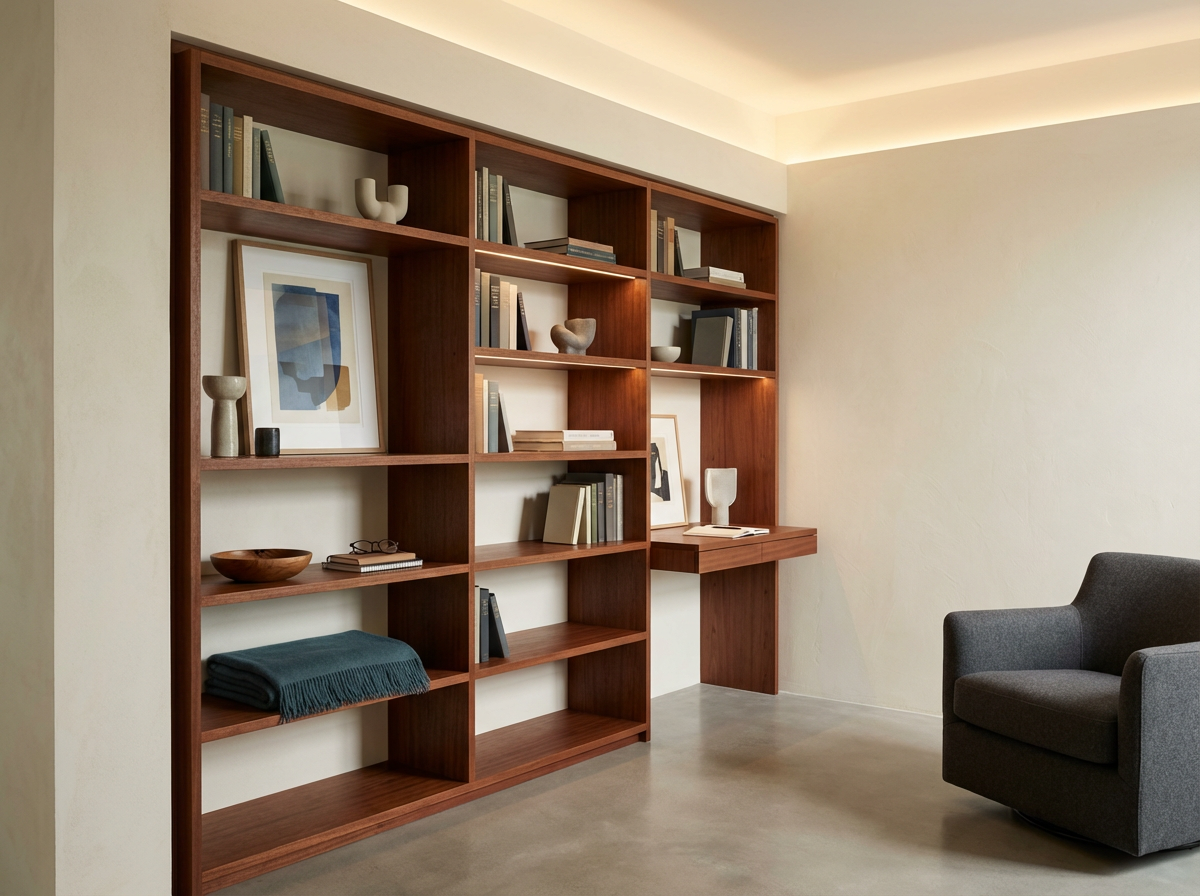 Built-In Bookcases