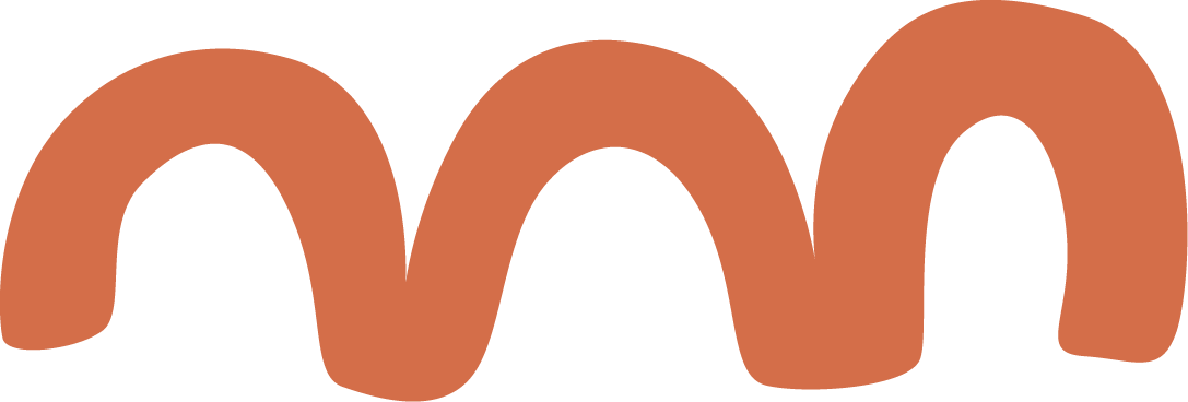 Close-up of the word 'MOM' spelled out in large, bold, brown letters.