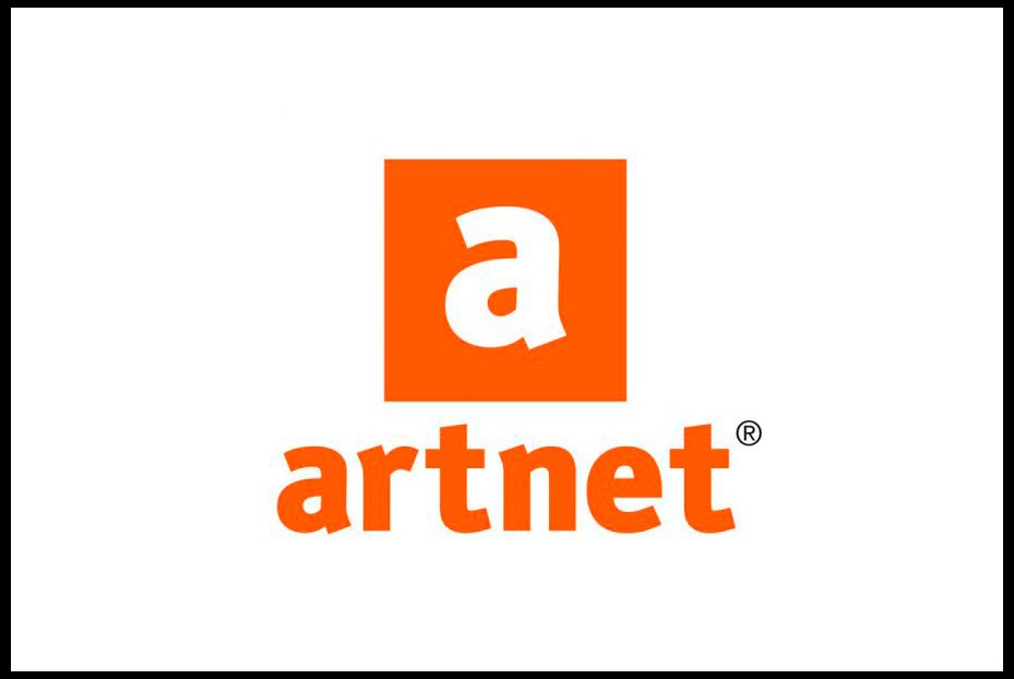 The Artnet logo features a lowercase orange 'a' inside an orange square, with the word 'artnet' in bold orange letters below.