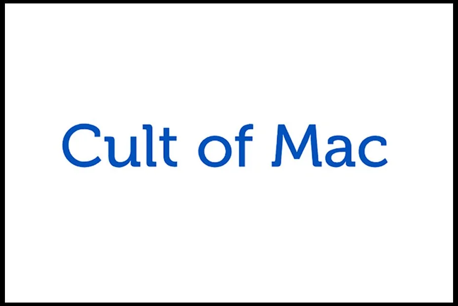 Text that reads 'Cult of Mac' on a white background