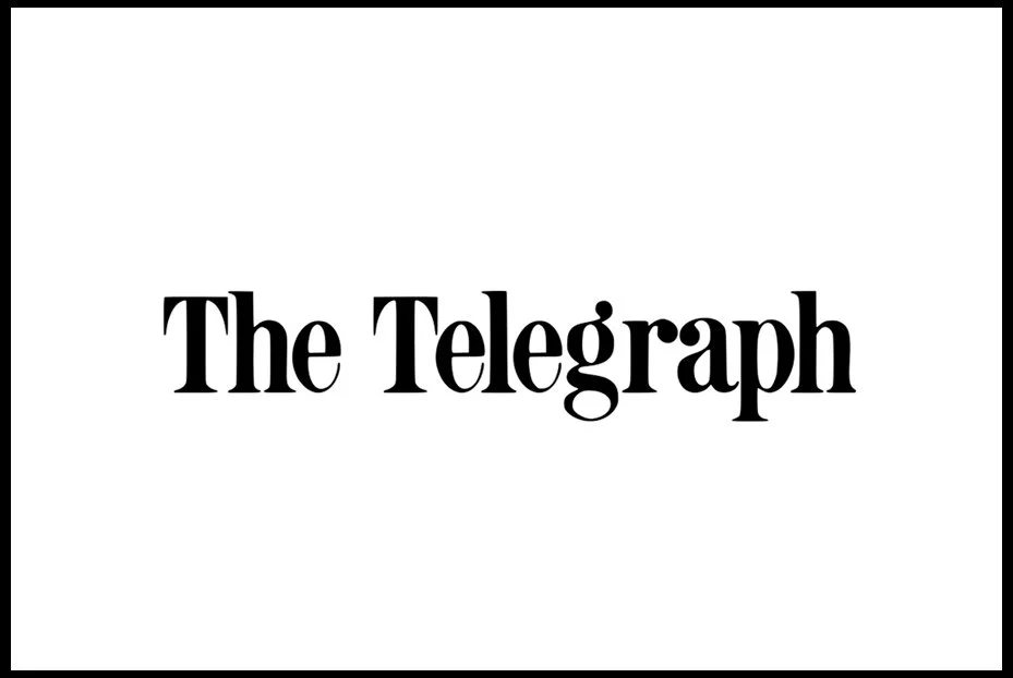 The Telegraph logo in black text on a white background.