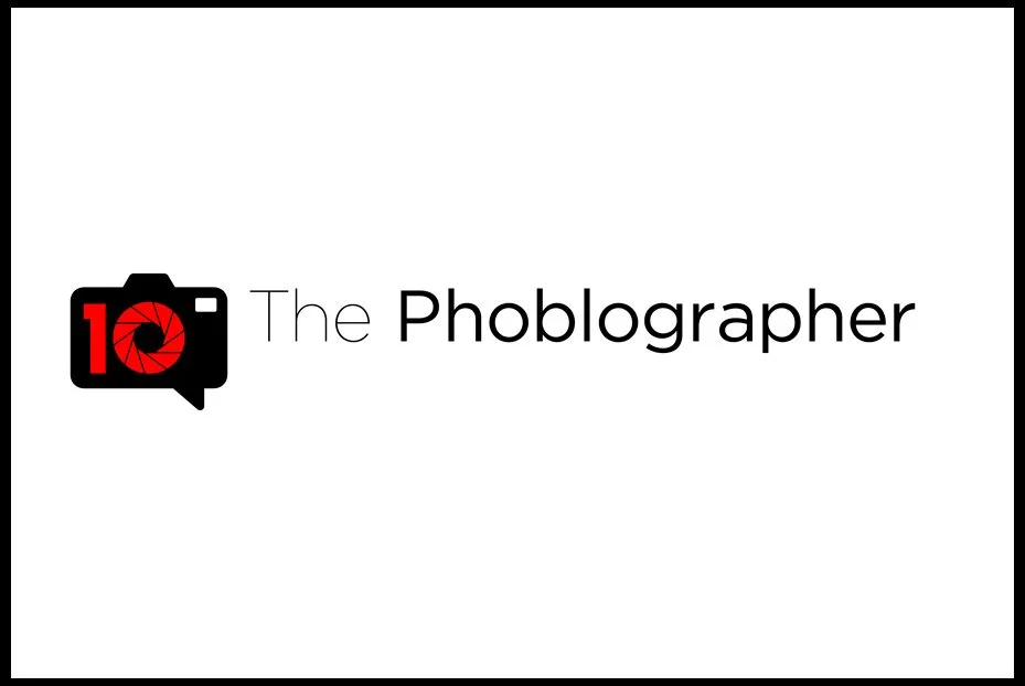 Logo featuring a camera with a red aperture and the number 10, followed by the text "The Phoblographer".