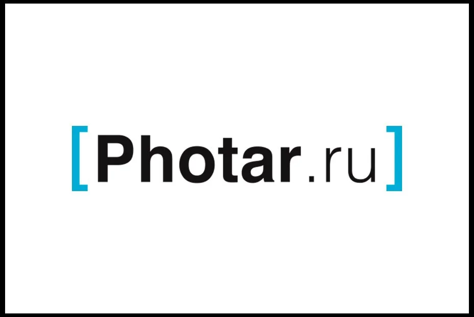 The logo of Photar.ru with black text and blue brackets on a white background.