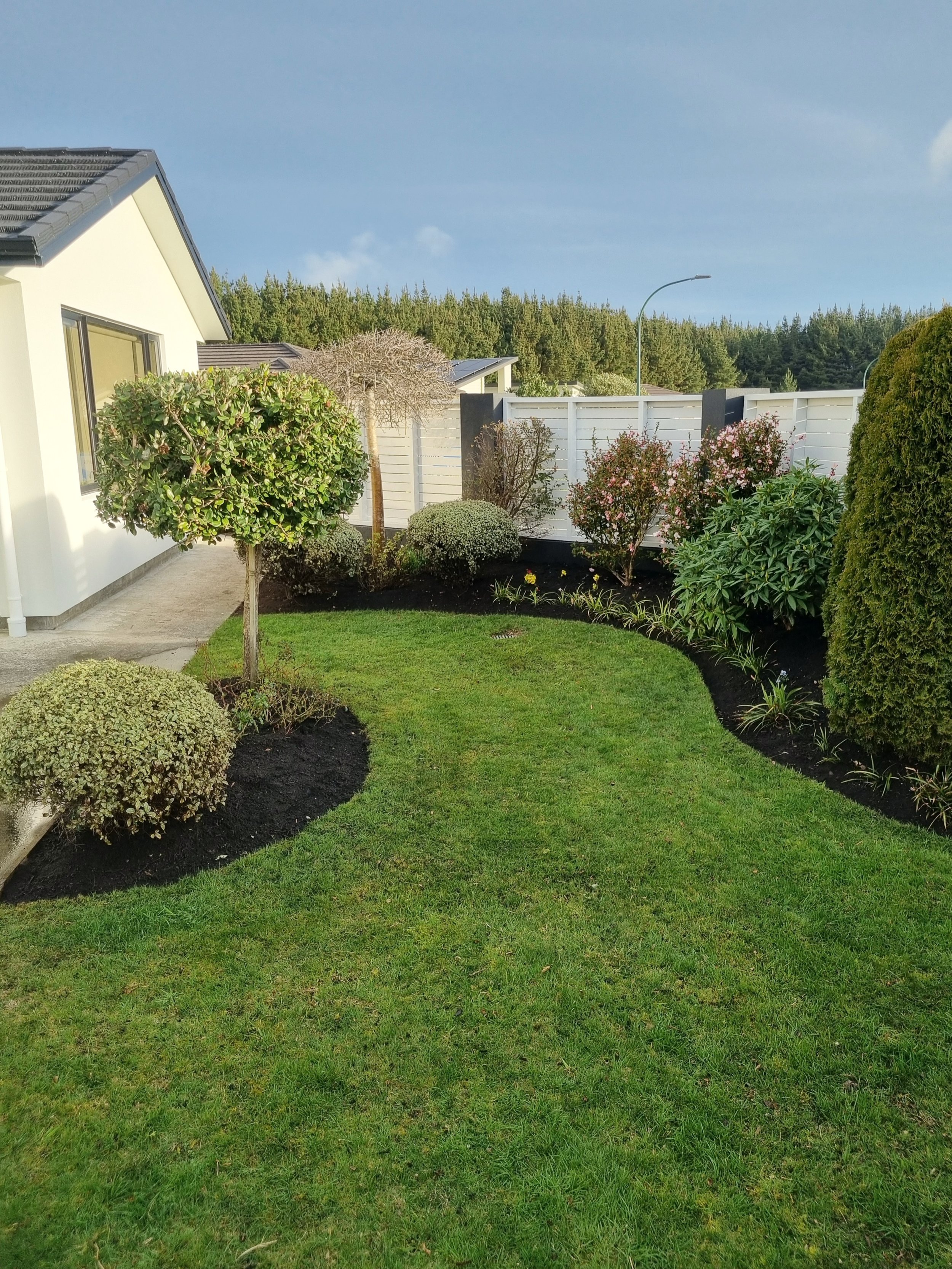 Some recent before &amp; afters for one of our Good Ground members 🪏 fresh lawn, garden edge + mulch 🙌🏼