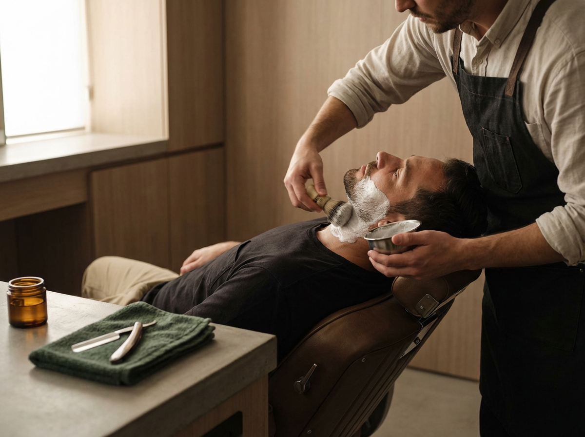 Hot Lather Shave