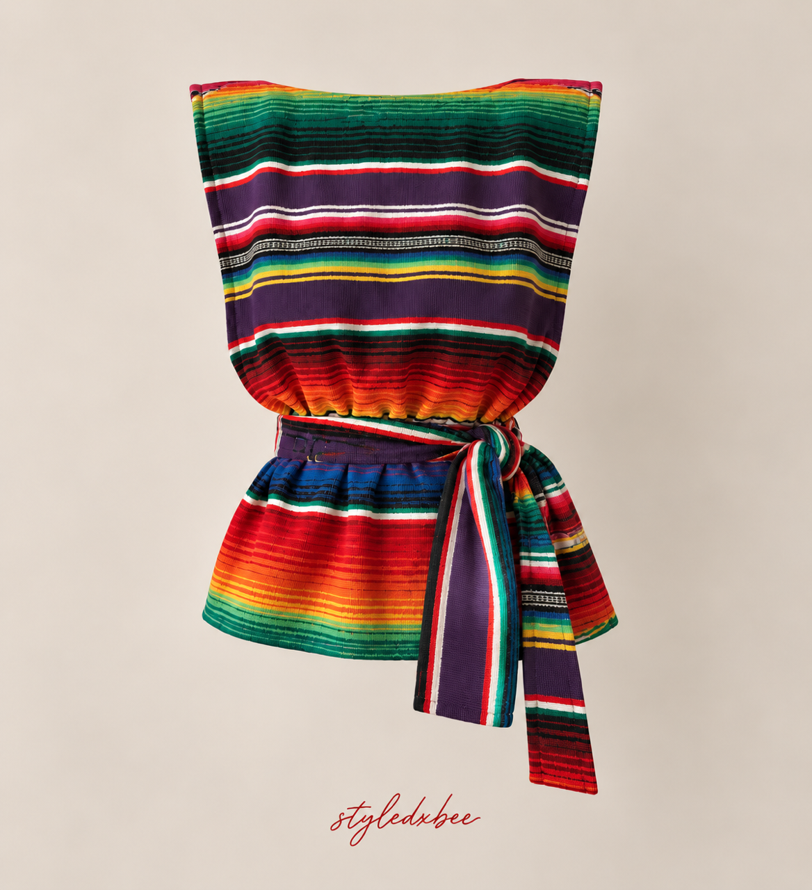 Mexican Serape Top Tutorial