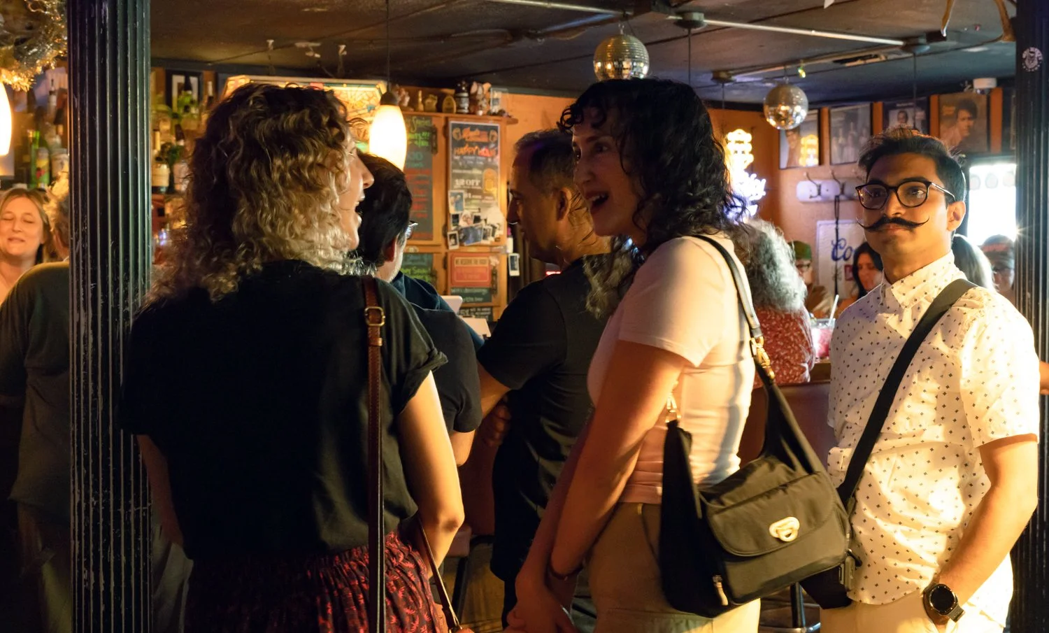 Some of the choir at our Dive Bar Choir Launch Party,