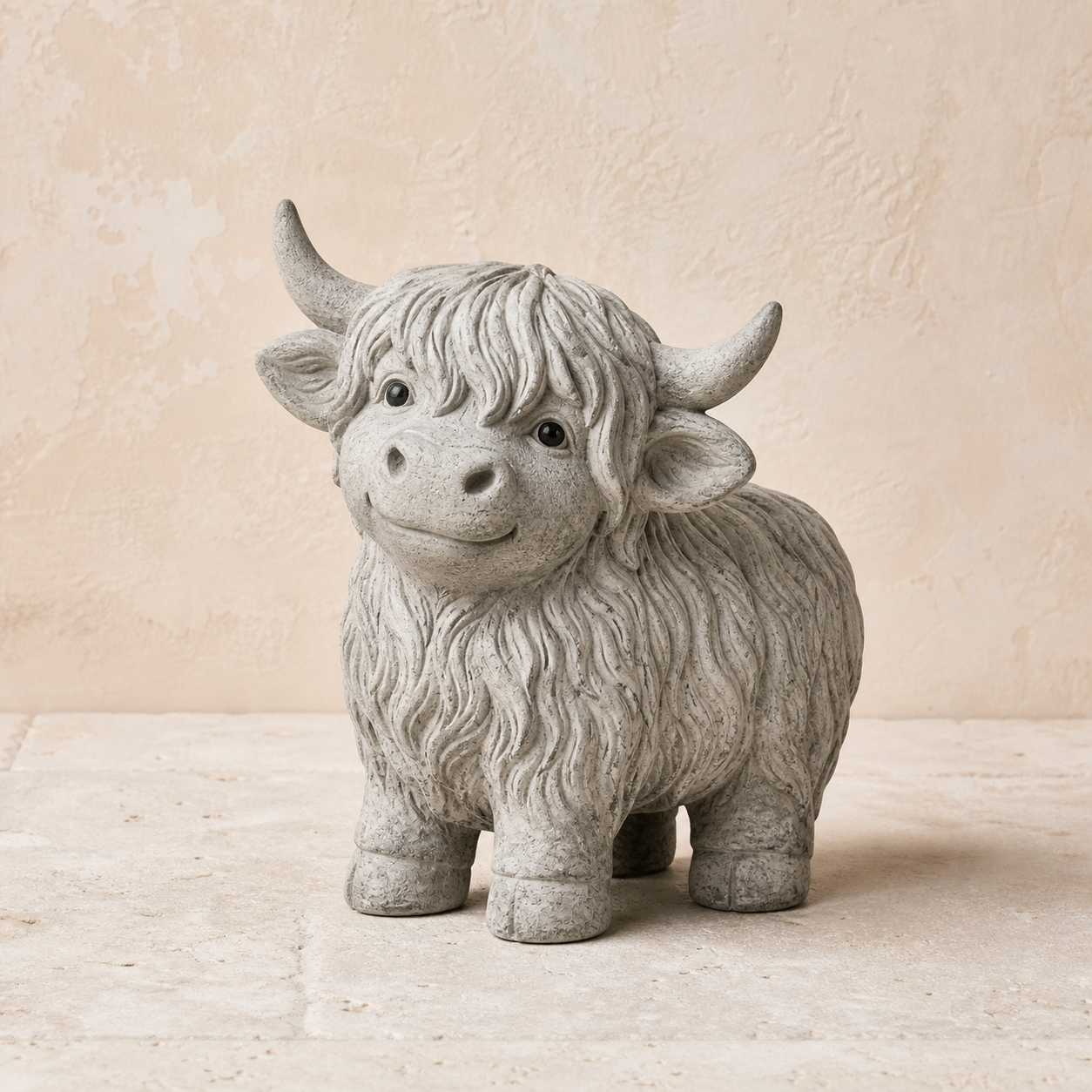 Concrete Mini Highland Cow