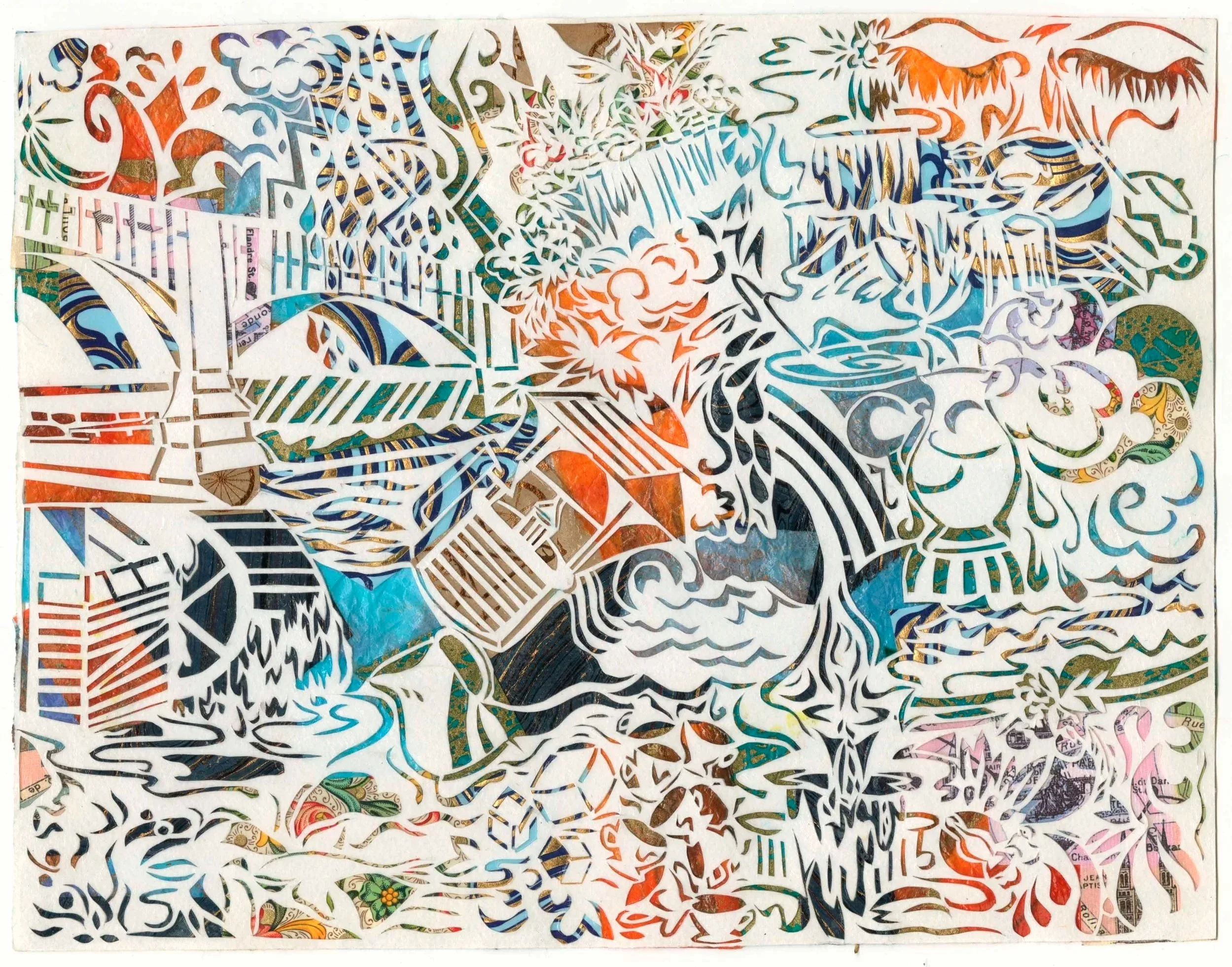 L'eau, 8.5" (H) x 11" (W)