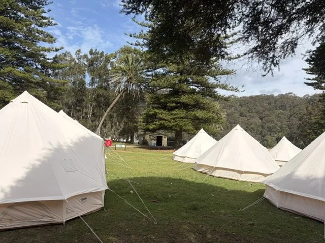 Tribal Warrior glamping event at The Basin