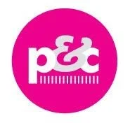 Pink circular logo with the white lowercase letters 'pec' and a measuring scale beneath.