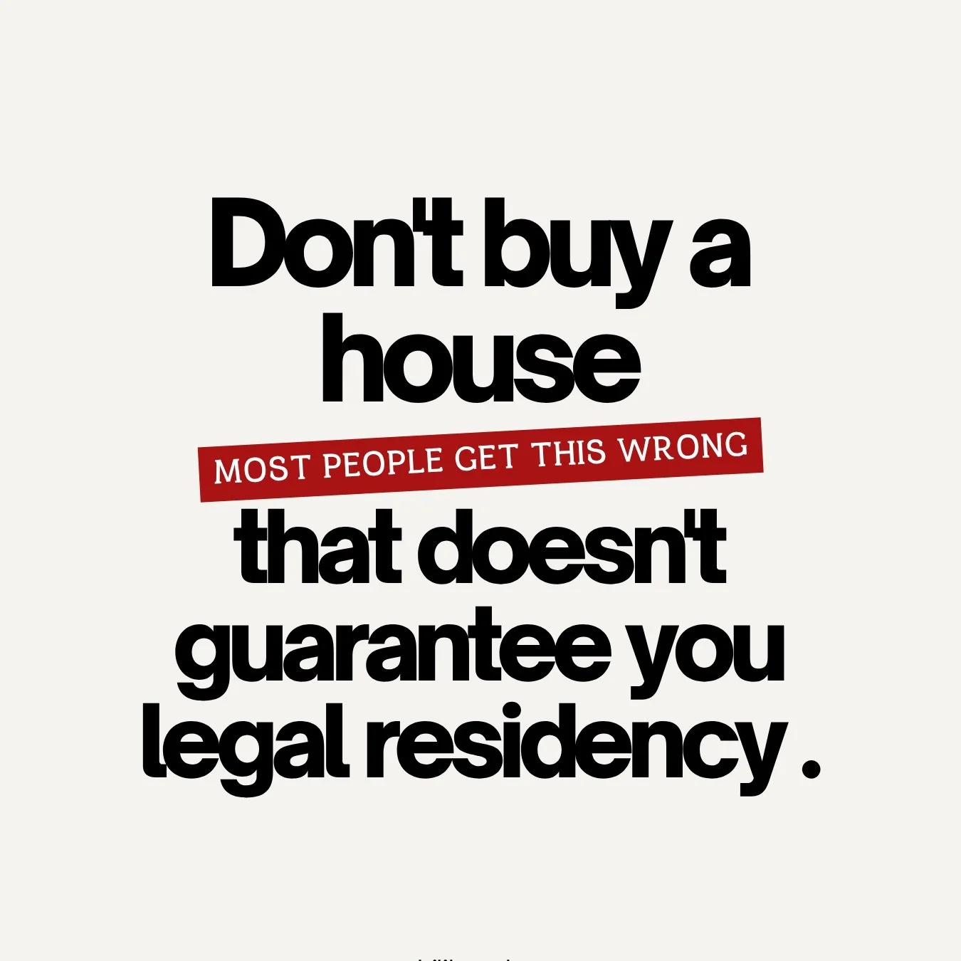 Thinking about buying real estate in Argentina just to get legal residency? Think twice. 🛑

Many people assume buying a property automatically gives you residency status, but real estate purchases aren't always viewed as an eligible investment path 