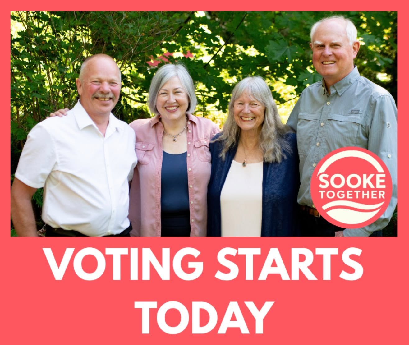 Over the past several weeks, we've shared our action items for Sooke and how we believe Council should work.
It comes down to this:
 
Respect the good work already done.
 Plan ahead.
 Manage growth.
 Invest in community.
 Involve people.

Advance vot