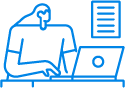 Estate planning TIPS Financial adviser based in Perth, WA person working on a laptop at a desk.