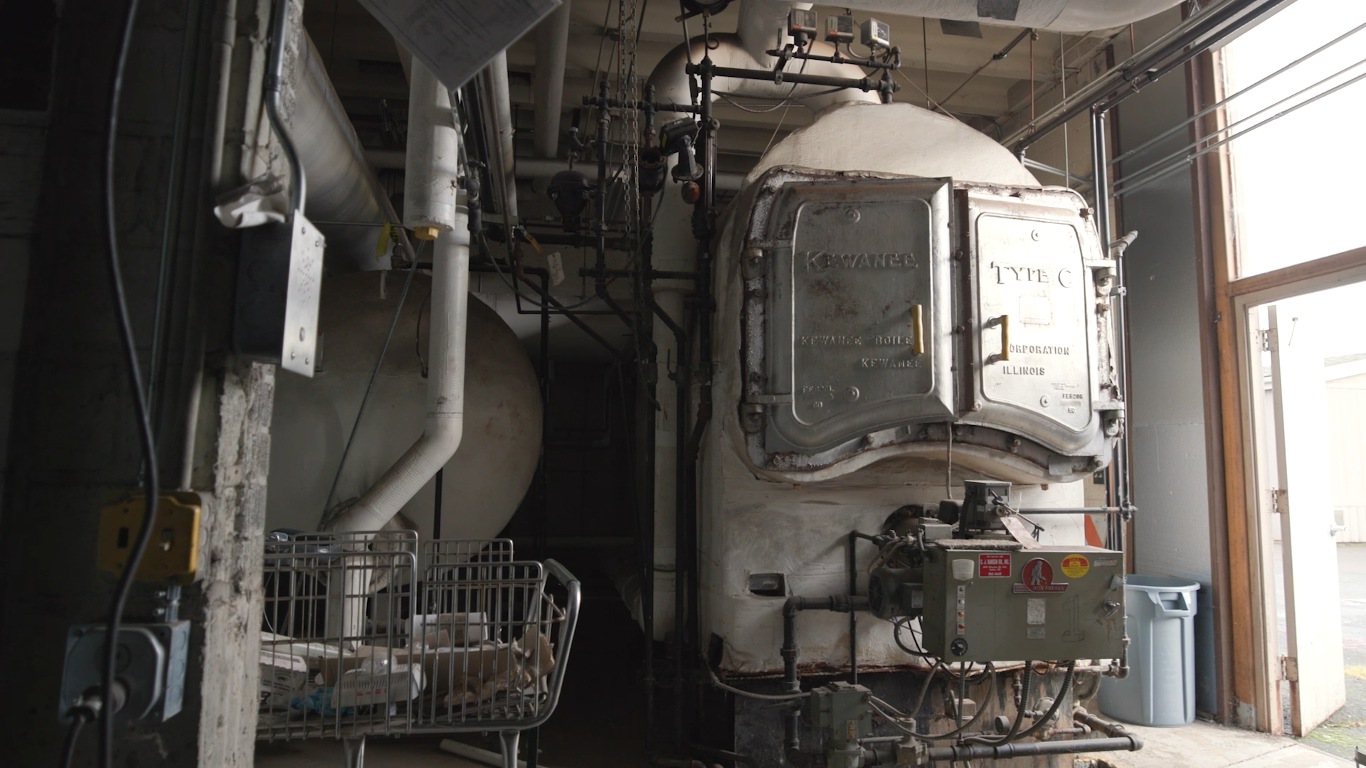 boiler room of old silverton high school