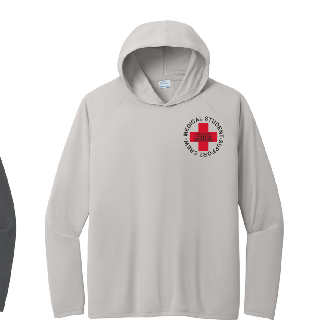 Limited Stock: Old Med Support Crew Hooded Tee