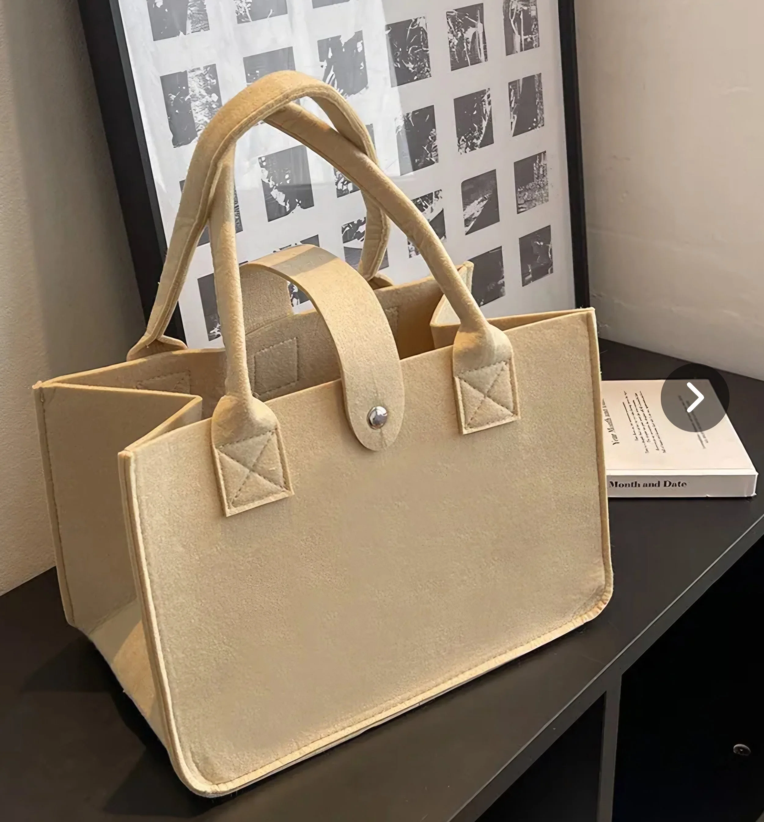 Canvas bag, off-white